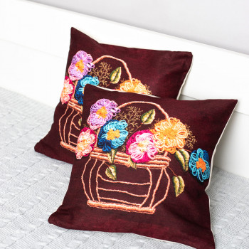 Набор декоративных подушек со съемным чехлом 40х40 см, 2 шт, RH 24050 SELENA